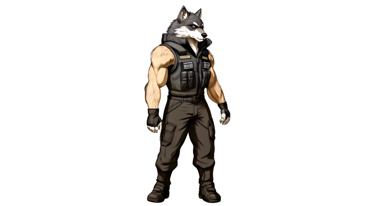 Alfa Wolf character art